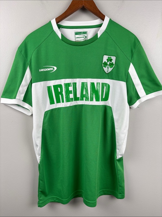 Lansdowne Other - Ireland Green & White Soccer Jersey by Lansdowne Men’s Small sport Irish